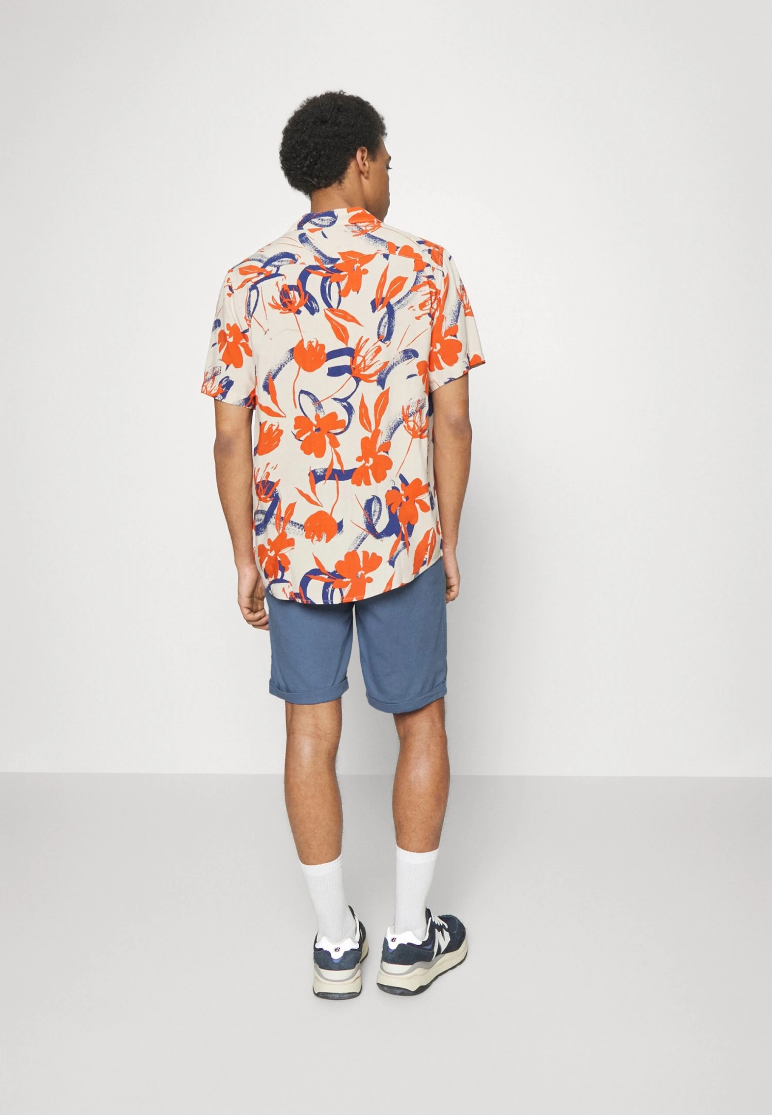 Pier One Linen Blend Drawcord Shorts- Shorts - Blue 3 Pier One Linen Blend Drawcord Shorts- Shorts - Blue - Imagen 3