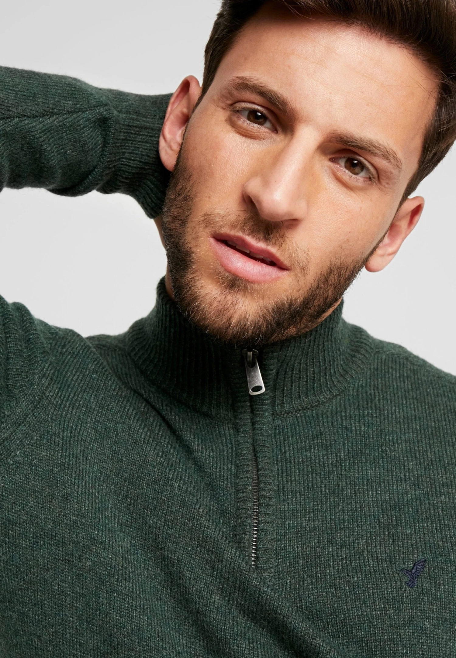 Pier One Jersey De Punto - Mottled Dark Green 4 Pier One Jersey De Punto - Mottled Dark Green - Imagen 4