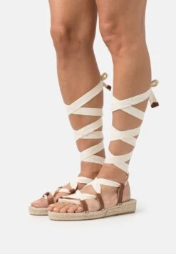 Pier One Leather - Sandalias Con Plataforma - 003 - Off-White