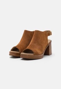 Pier One Leather - Sandalias Con Plataforma - Cognac -Pier One 1aad5e030d104d5499acc4bd988ab98f