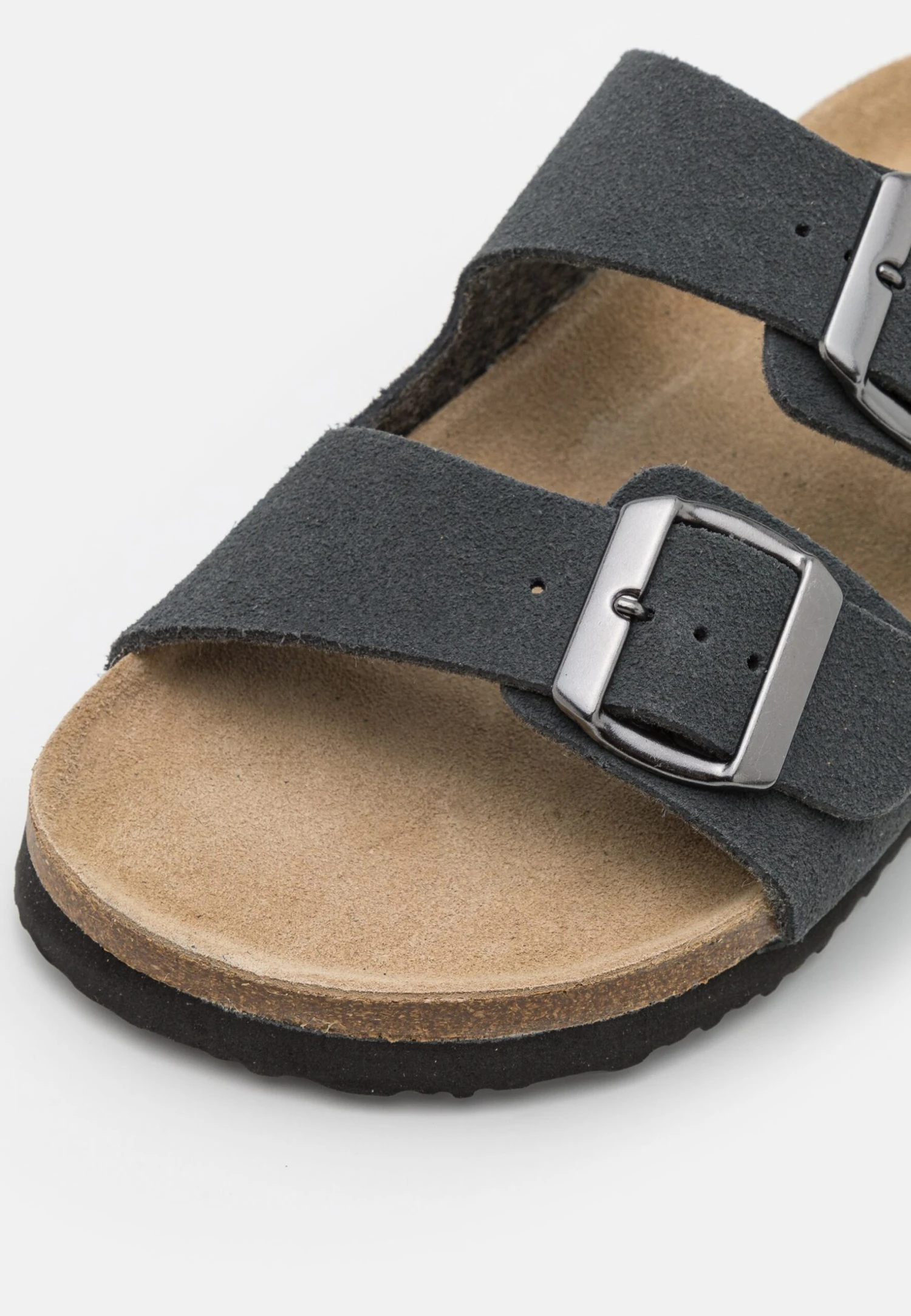 Pier One Leather Unisex - Pantuflas - Dark Grey 6 Pier One Leather Unisex - Pantuflas - Dark Grey - Imagen 6