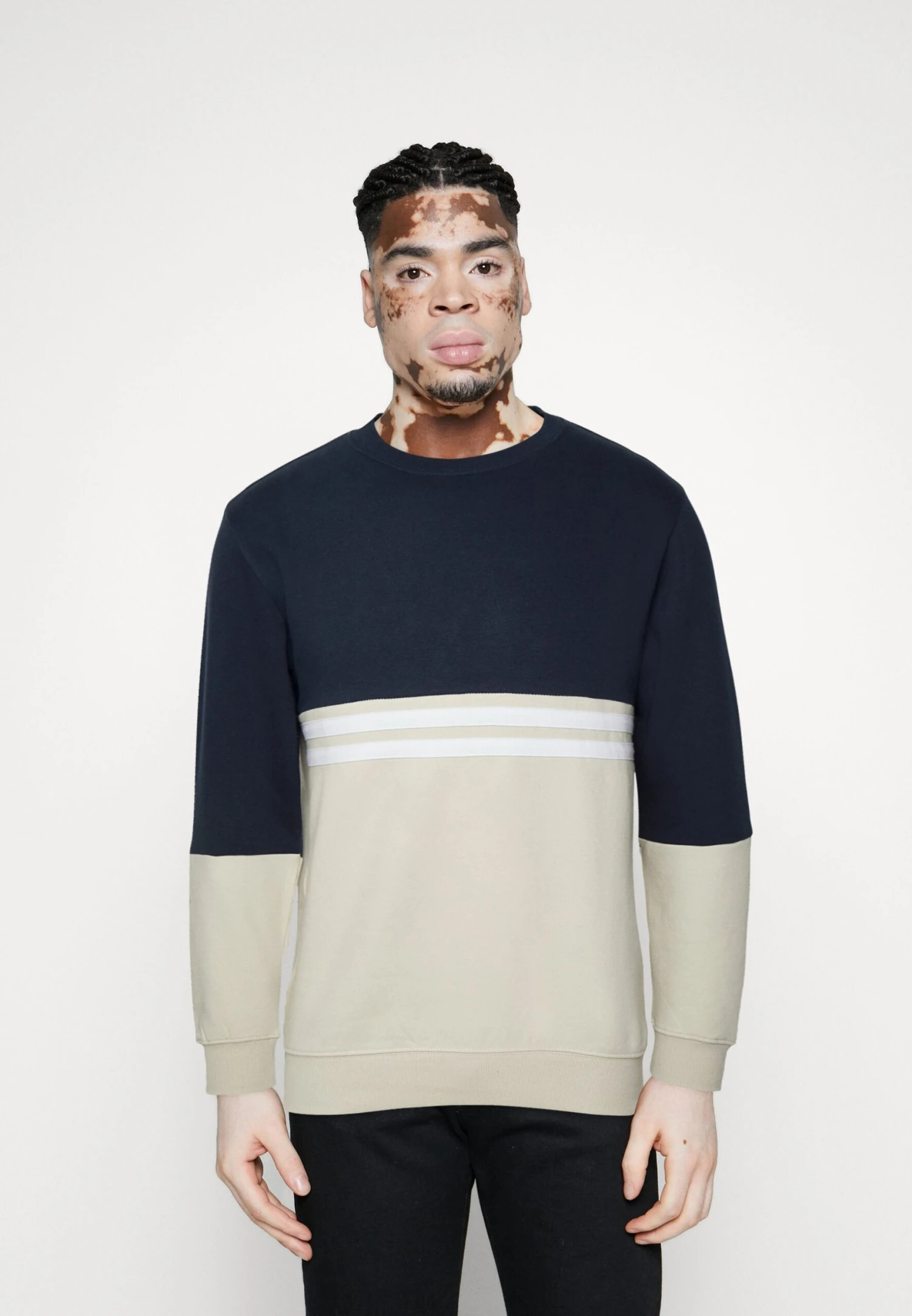 Pier One Sudadera - Blue/Grey 1 Pier One Sudadera - Blue/Grey