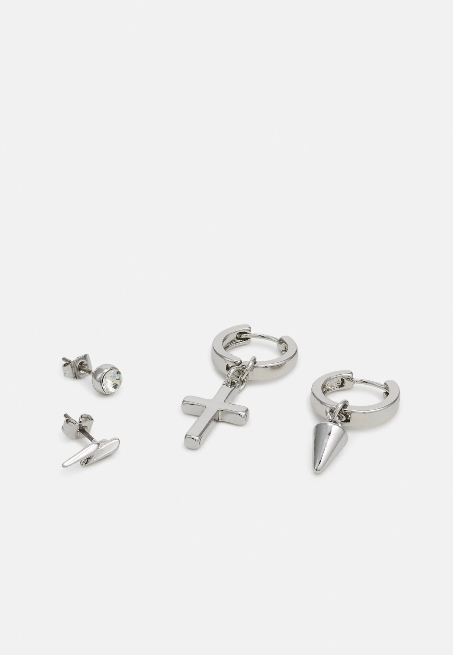 Pier One 3 Pack Unisex - Pendientes - Silver-Coloured 3 Pier One 3 Pack Unisex - Pendientes - Silver-Coloured - Imagen 3