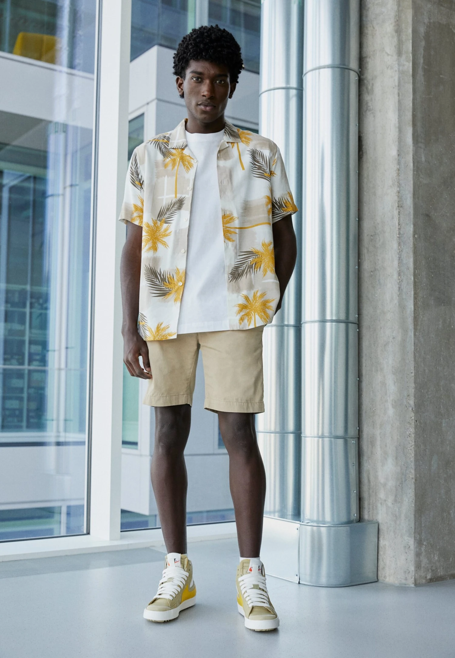 Pier One 2 Pack - Shorts -Dark Blue/Tan 1 Pier One 2 Pack - Shorts -Dark Blue/Tan