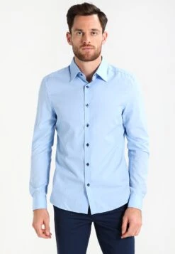 Pier One Camisa - Light Blue/Blue