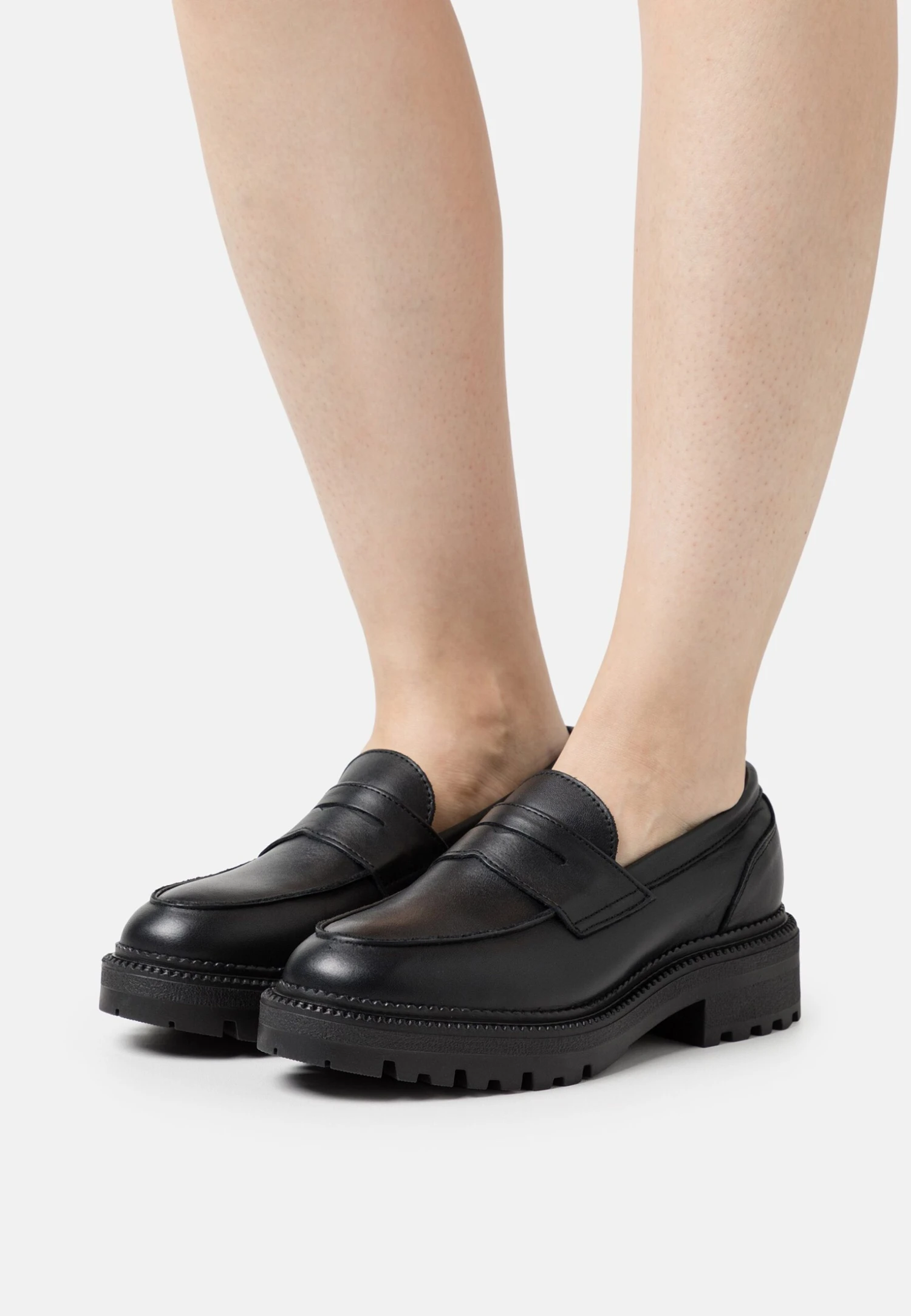 Pier One Leather - Mocasines - Black 1 Pier One Leather - Mocasines - Black