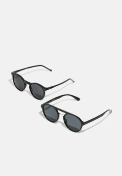 Pier One Unisex 2 Pack - Gafas De Sol - Black