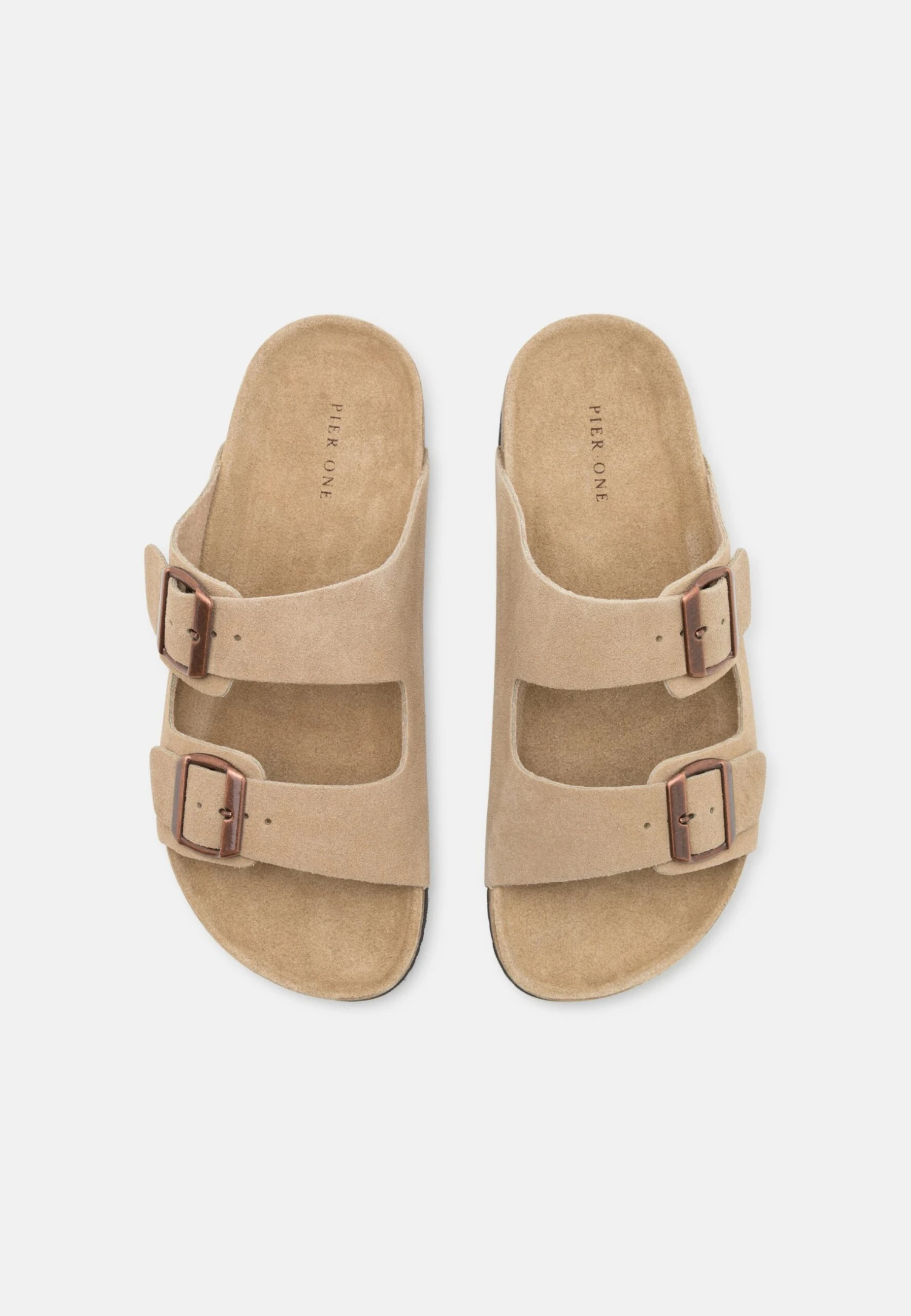 Pier One Leather Unisex - Pantuflas - Beige 4 Pier One Leather Unisex - Pantuflas - Beige - Imagen 4