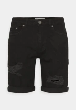 Pier One Shorts Vaqueros - Black