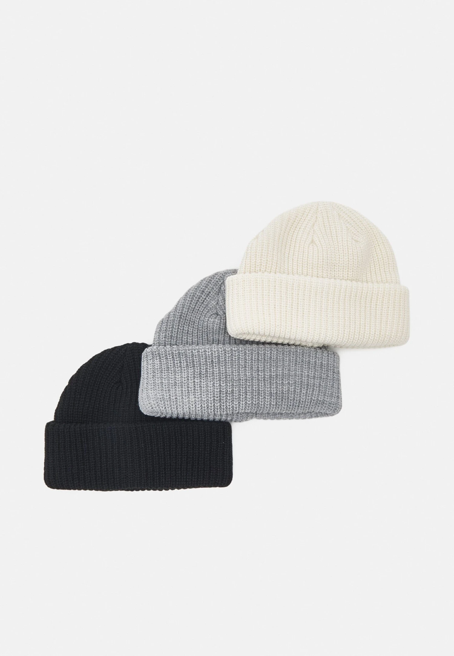 Pier One Unisex 3 Pack - Gorro - Black/White/Grey 1 Pier One Unisex 3 Pack - Gorro - Black/White/Grey
