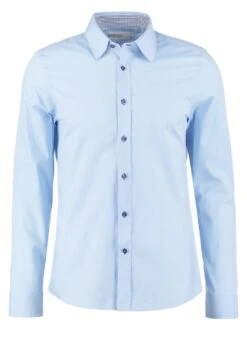 Pier One Camisa - Light Blue/Blue -Pier One 7251c7bd2fac4f67ba8194730596b790