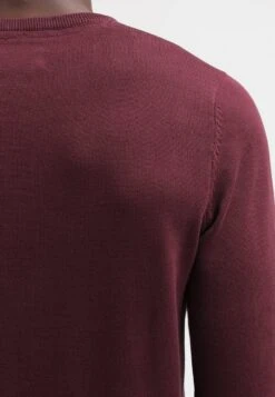 Pier One Basic Crewneck - Jersey De Punto - Bordeaux -Pier One 72a7a328184e47ac946a1a6f2ee77cd7