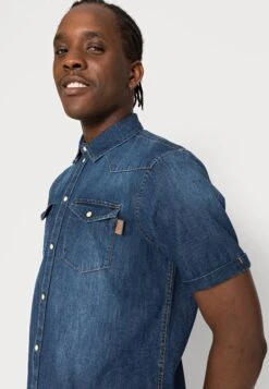 Pier One Camisa - Dark Blue -Pier One 785b24cabc8c4d8fb81212a577be2bb7