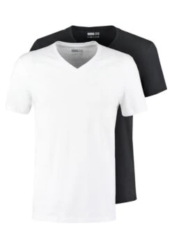 Pier One 2 Pack - Camiseta Básica - White/Black 11 Pier One 2 Pack - Camiseta Básica - White/Black -Pier One 7f713aa7d0cf4680ab0acb77eb634838