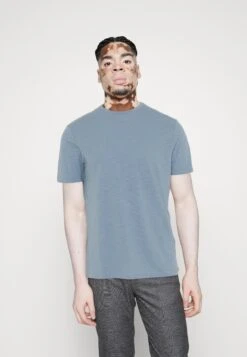 Pier One 7 Pack - Camiseta Básica - White/Yellow/Lilac -Pier One 7ffd67499c2a4ac297cf75df17af3af3