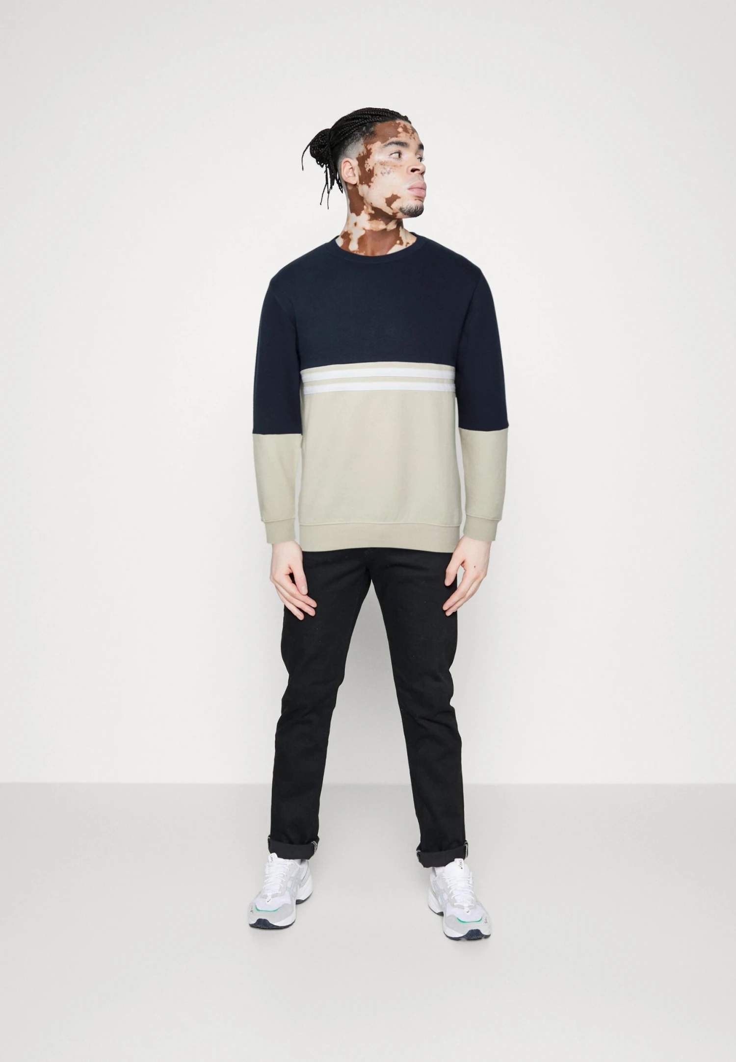 Pier One Sudadera - Blue/Grey 2 Pier One Sudadera - Blue/Grey - Imagen 2