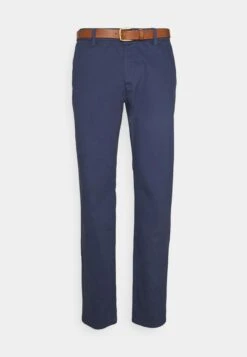 Pier One Belted - Pantalones Chinos - Dark Blue 8 Pier One Belted - Pantalones Chinos - Dark Blue -Pier One 83b11f5b22054838bfdec3cfe2b56871