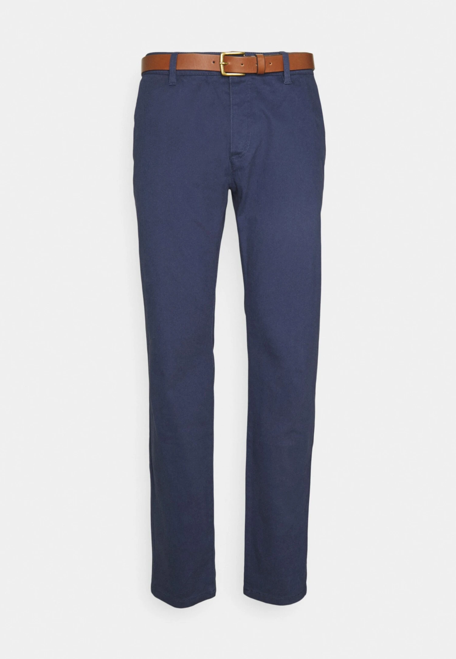 Pier One Belted - Pantalones Chinos - Dark Blue 4 Pier One Belted - Pantalones Chinos - Dark Blue - Imagen 4