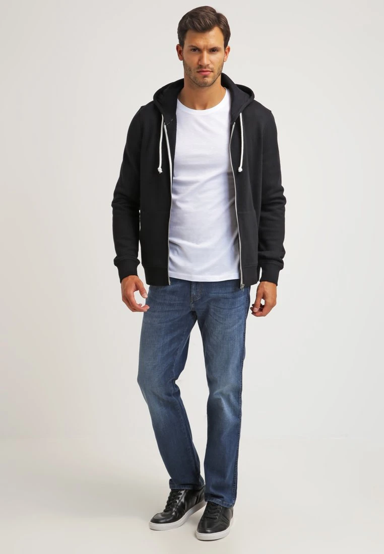 Pier One 2 Pack - Camiseta Básica - White/Black 1 Pier One 2 Pack - Camiseta Básica - White/Black