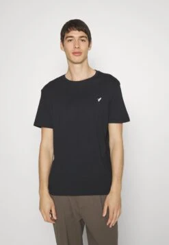 Pier One 5 Pack - Camiseta Básica - Black/White/Dark Blue -Pier One 8efda8ef684d4c4b842c548c3a43e2cf