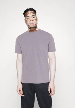 Pier One 7 Pack - Camiseta Básica - White/Yellow/Lilac -Pier One 96001b75cf09456b87bf989cbdffdc44