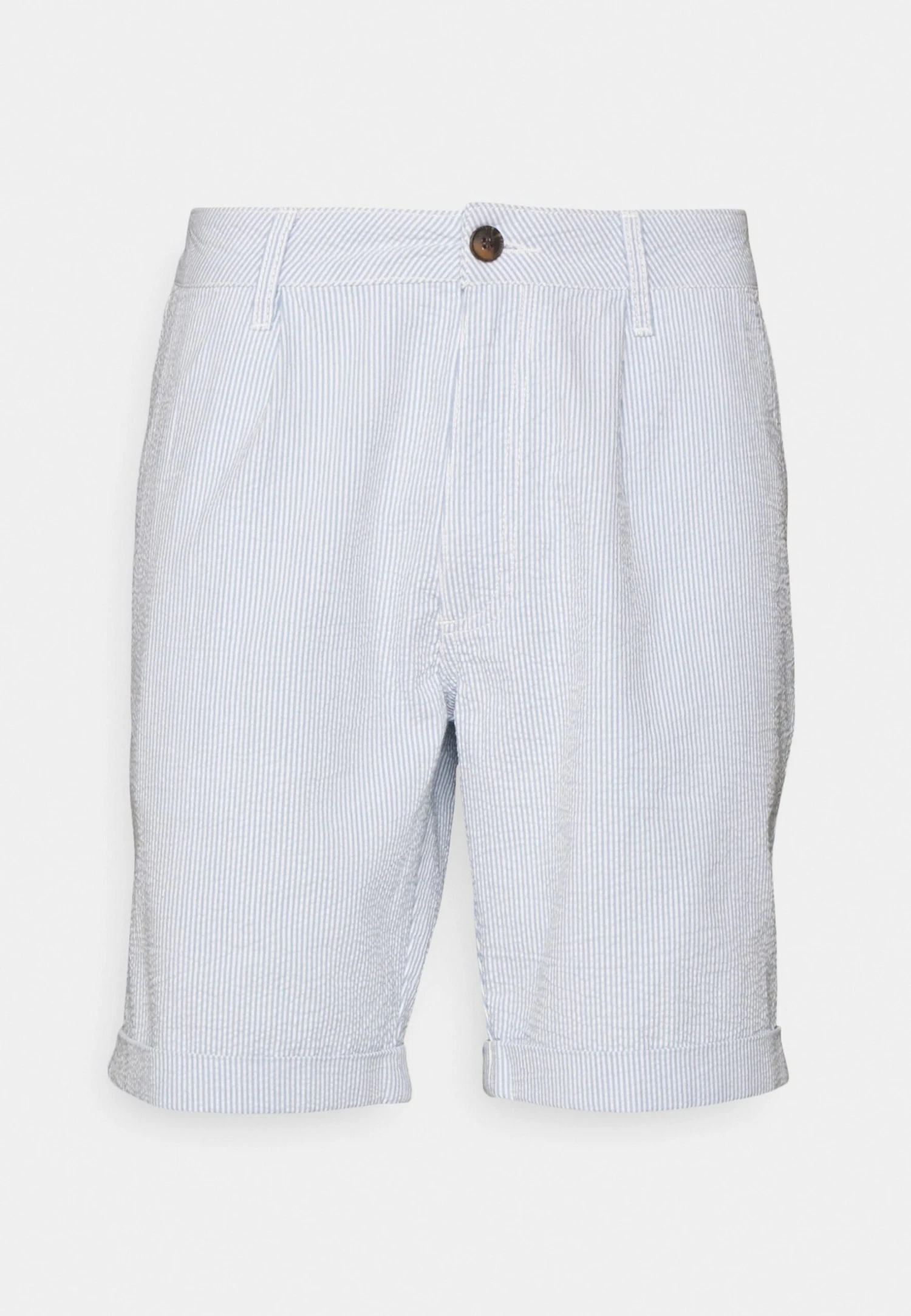 Pier One Pleated Seersucker Short - Shorts - Blue 4 Pier One Pleated Seersucker Short - Shorts - Blue - Imagen 4