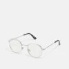 Pier One Unisex - Gafas Con Filtro De Luz Azul - Silver