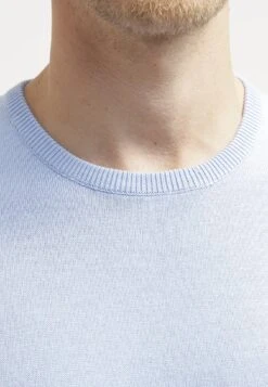 Pier One Basic Crewneck - Jersey De Punto - Light Blue -Pier One b041e581fd1148bba0db07cb588bf608
