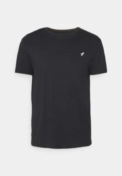 Pier One 5 Pack - Camiseta Básica - Black/White/Dark Blue -Pier One b6cb66c65b104ef2b936908fd5b8e40c