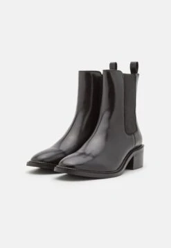 Pier One Leather- Botines - Black 8 Pier One Leather- Botines - Black -Pier One b7042fecf6ff42c1a440708ce3e55e9e