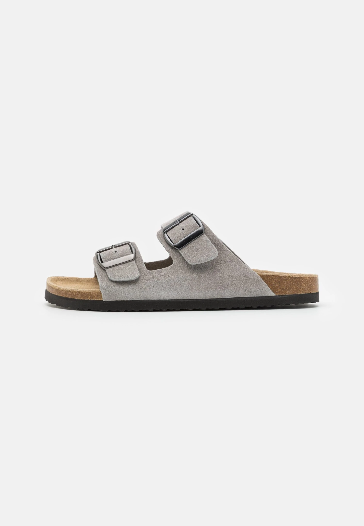 Pier One Leather Unisex - Pantuflas - Grey 1 Pier One Leather Unisex - Pantuflas - Grey