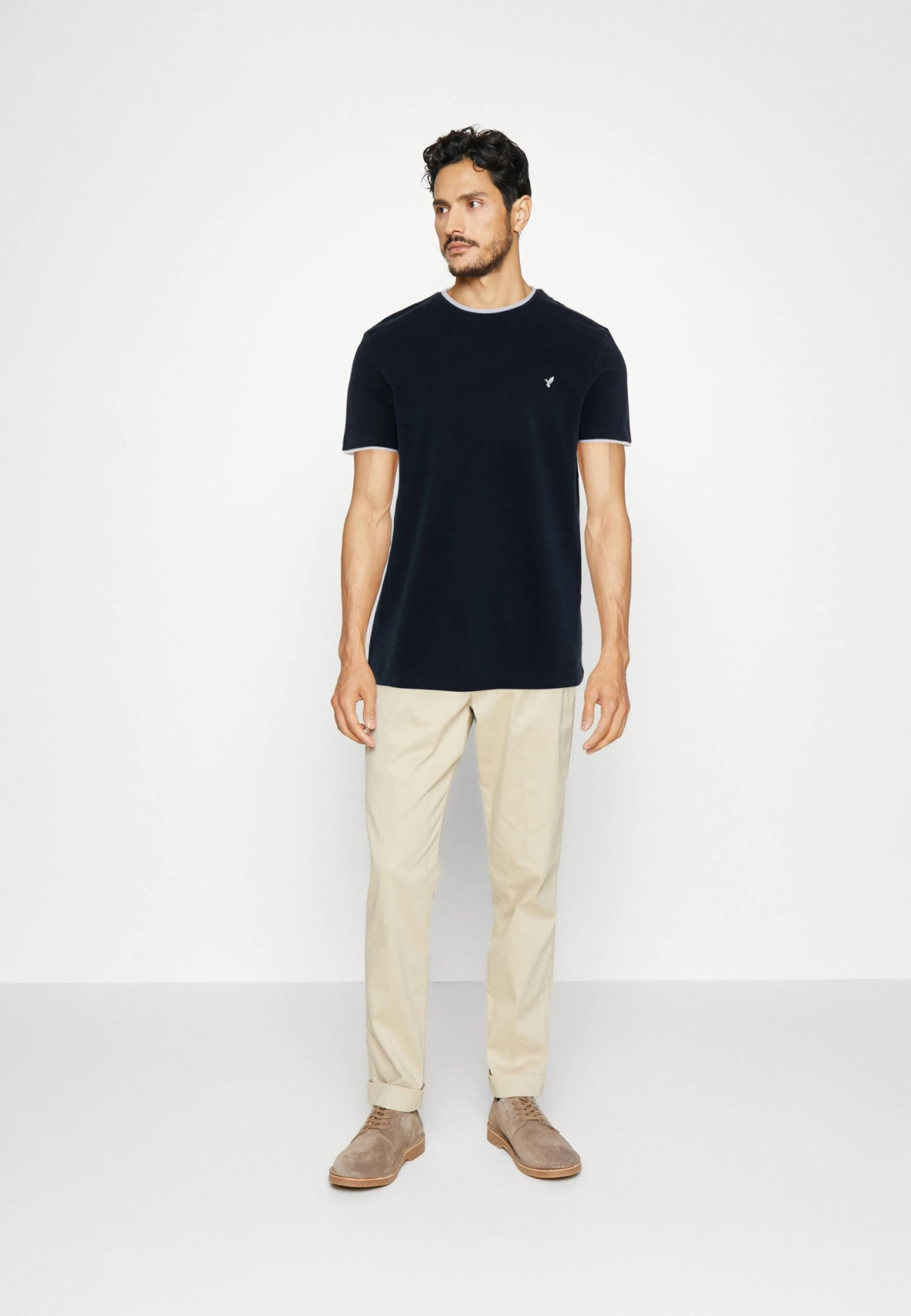 Pier One Camiseta Básica - Dark Blue 2 Pier One Camiseta Básica - Dark Blue - Imagen 2