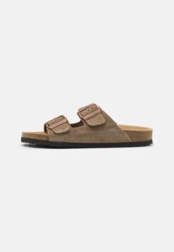 Pier One Leather Unisex - Pantuflas - Stone