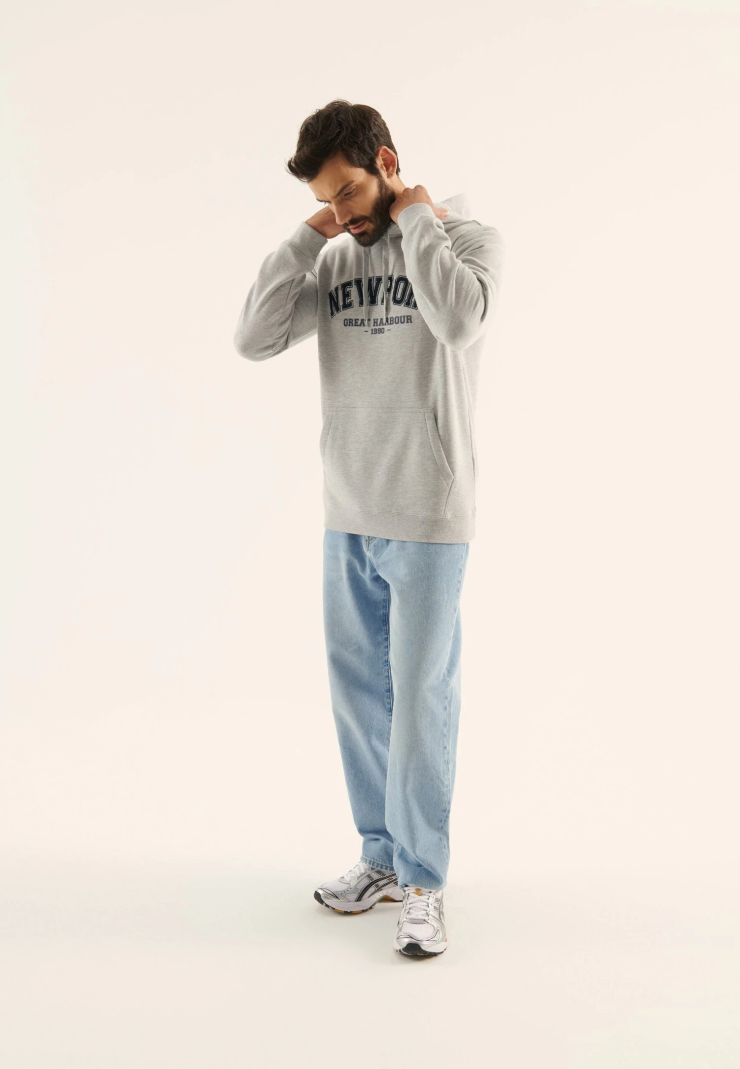 Pier One Sudadera - Mottled Light Grey 2 Pier One Sudadera - Mottled Light Grey - Imagen 2