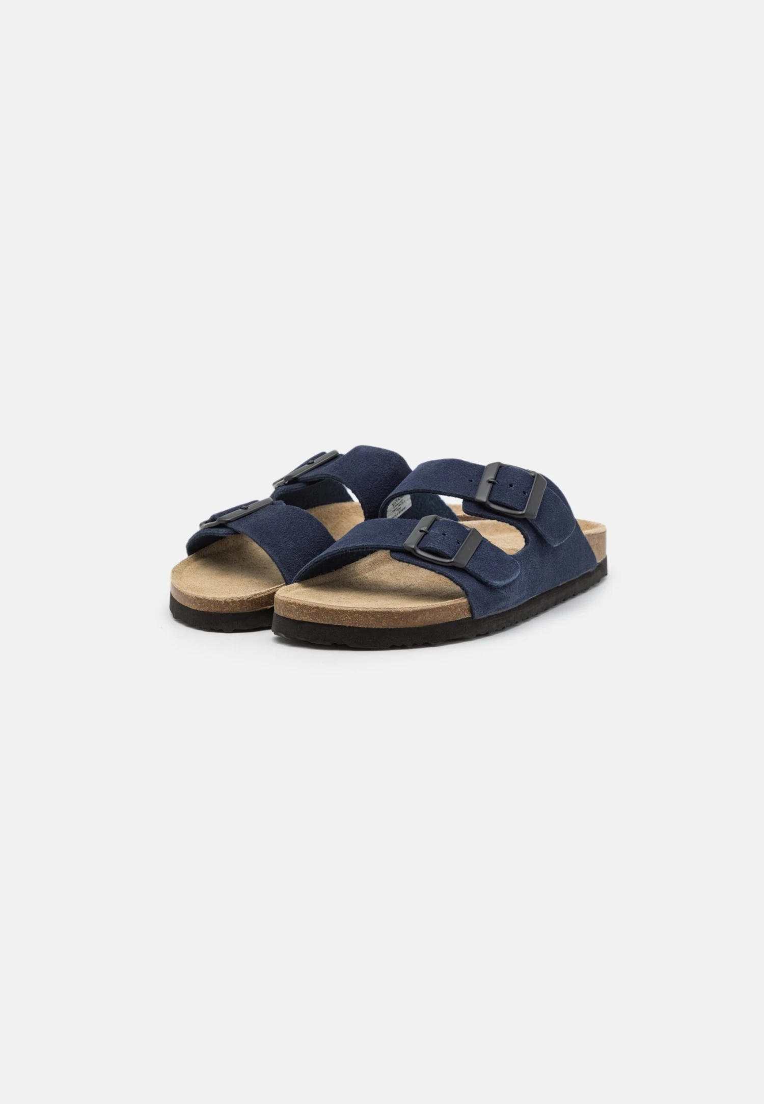 Pier One Leather Unisex - Pantuflas - Dark Blue 2 Pier One Leather Unisex - Pantuflas - Dark Blue - Imagen 2