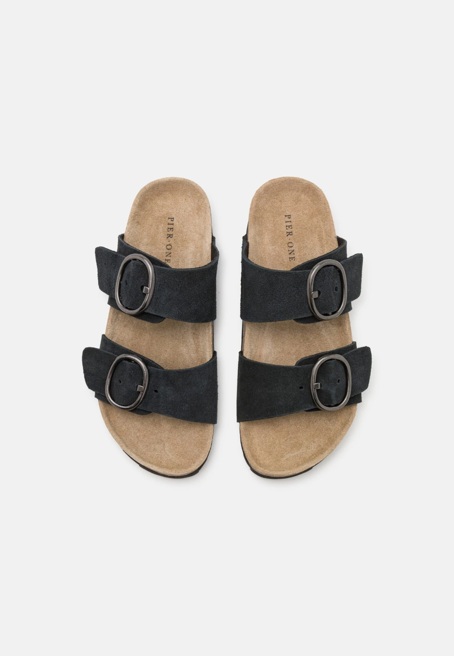 Pier One Leather - Sandalias Planas - Black 6 Pier One Leather - Sandalias Planas - Black - Imagen 6